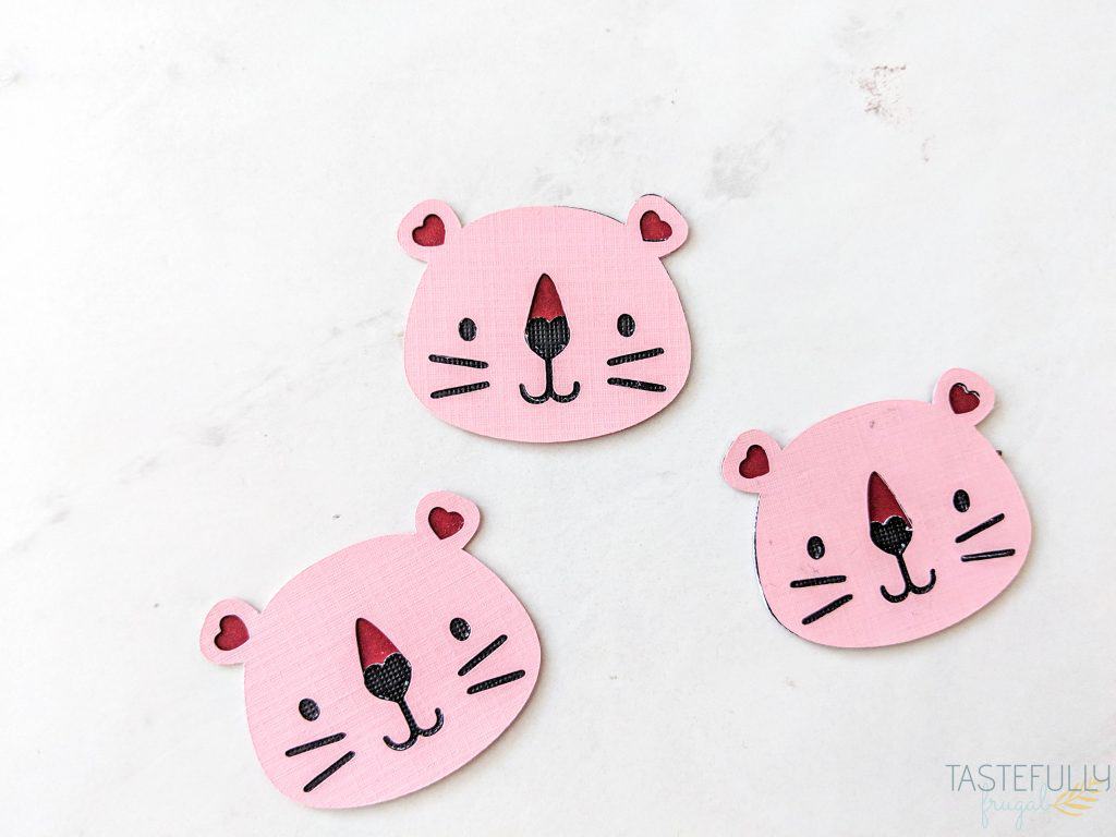 Makes these Valentines quickly and easily with a Cricut Maker. PLUS you can make an entire class' valentines for $2 or less! #ad 