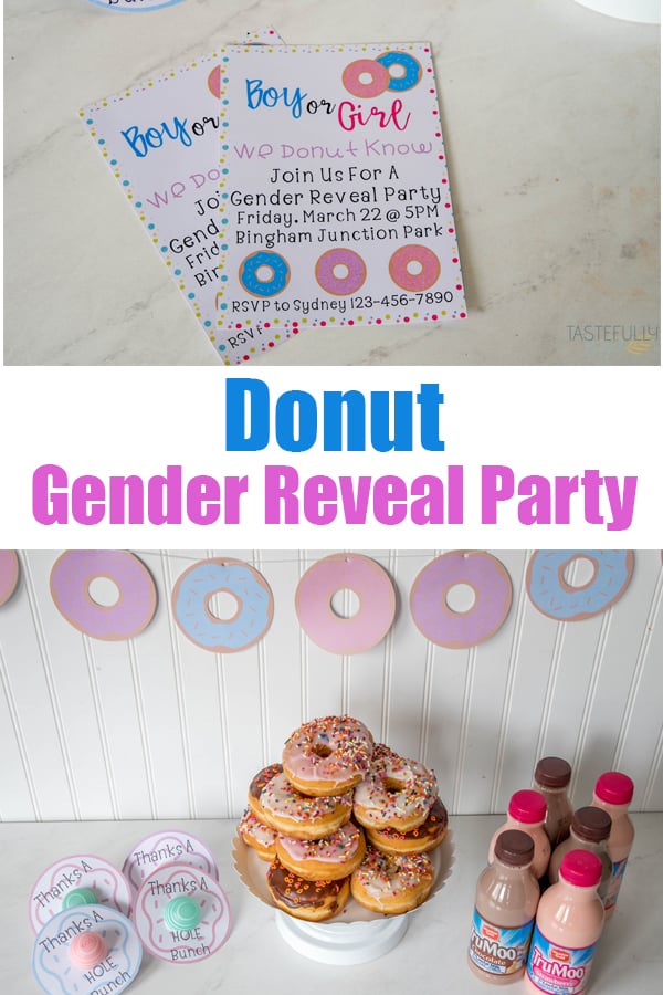 Easy Gender Reveal Party Ideas with Cricut #ad