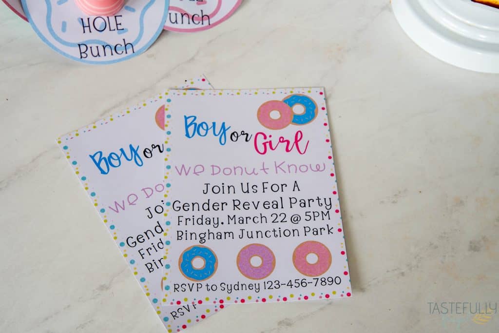 Easy Gender Reveal Party Ideas with Cricut #ad