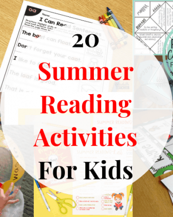 20 Summer Reading Activities For Kids Keep your kids reading levels up this summer with these summer reading activities!
