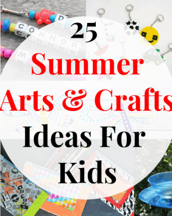 Make summer fun with these easy to make arts and crafts ideas for kids!