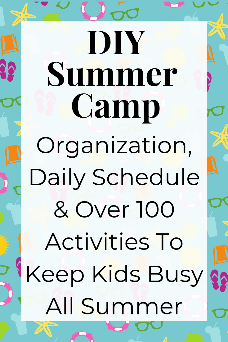 Everything you need to make your own summer camp at home!