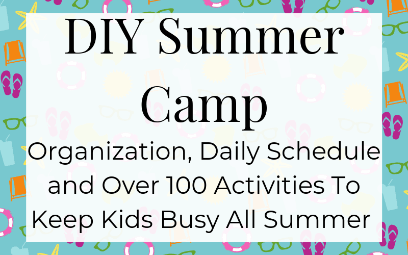 Everything you need to make your own summer camp at home!