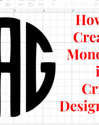 Learn how to create a monogram using free fonts in Cricut Design Space