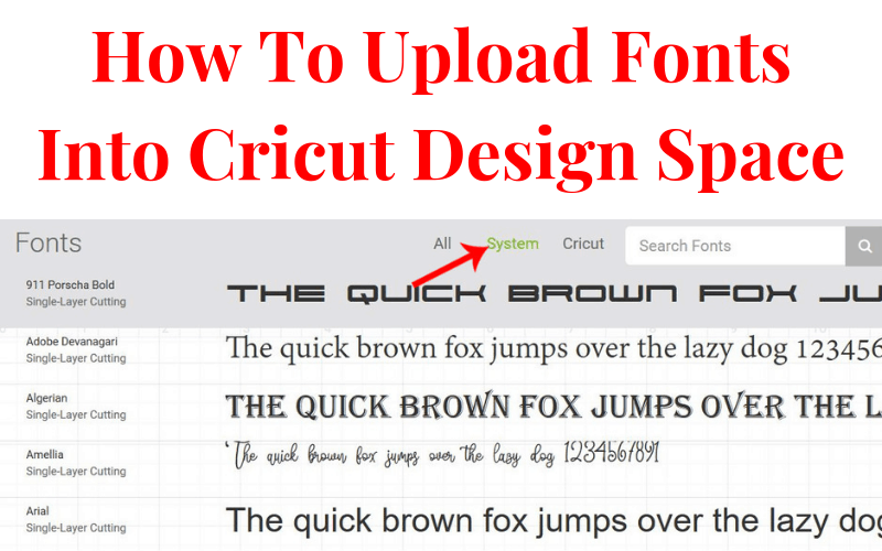 Learn how to upload fonts into Cricut Design Space and gets tips and tricks for getting FREE fonts!
