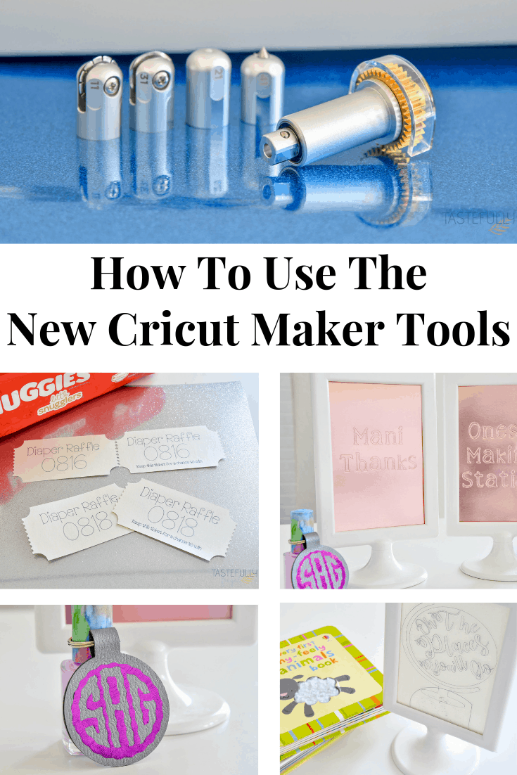 Learn how to use the four newest tools for the Cricut Maker including step by step project tutorials. #ad #cricutcreated