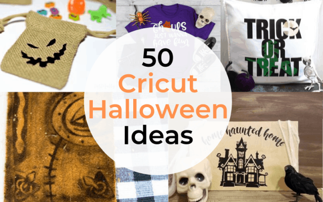 50 Cricut Halloween Crafts - Tastefully Frugal