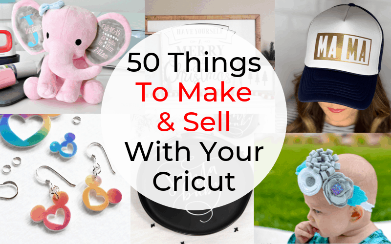 Learn how to make money with your Cricut machine including what to make, how to make it and how to find customers!