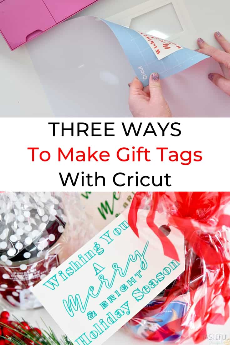 How To Make Gift Tags With Cricut - Tastefully Frugal