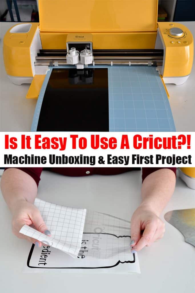Check out how easy it is to use a Cricut including an unboxing video and easy beginner project!