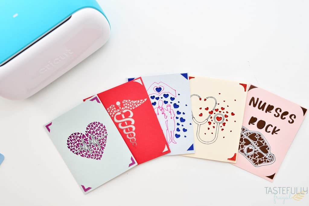 Learn how to make your own card desigs with Cricut