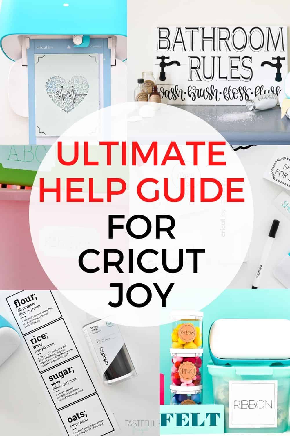 Learn how to use your Cricut Joy with this help guide including tips, tricks and project ideas!