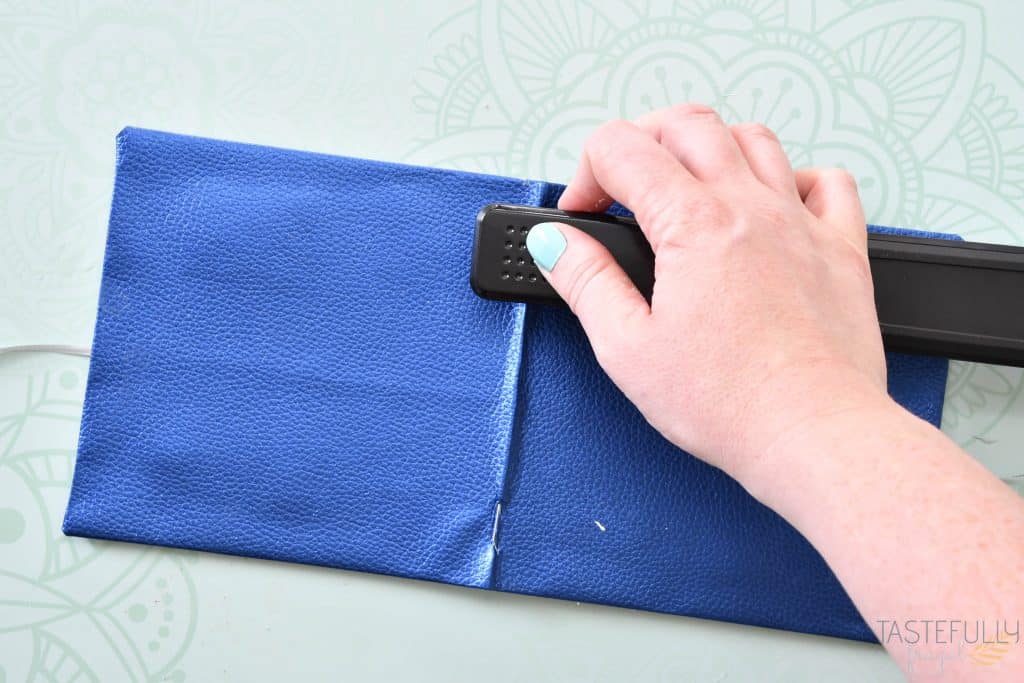 Use Faux Leather to make fun custom notebooks!