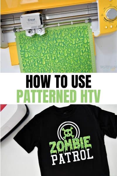 How To Use Patterned HTV - Tastefully Frugal
