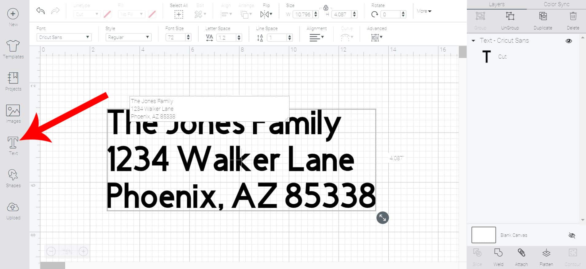 How To Address Envelopes with Cricut - Tastefully Frugal